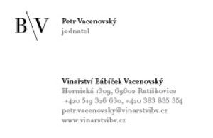 Babicek Vacenovsky Business Card
