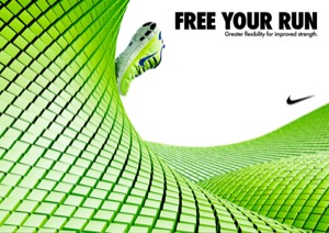 Nike Free Your Run Advertising
