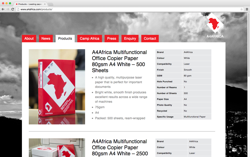 A4africa 04 Website