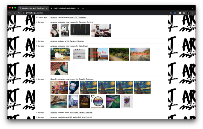 Art Visit Website Design 11