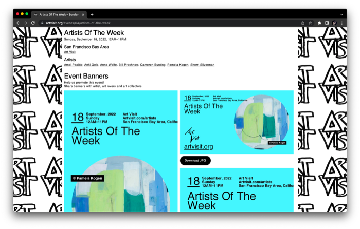 Art Visit Website Design 18