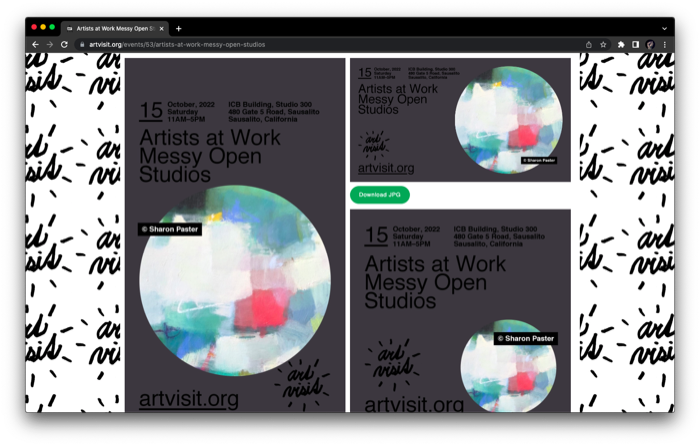 Art Visit Website Design 2