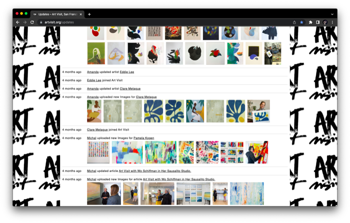 Art Visit Website Design 4