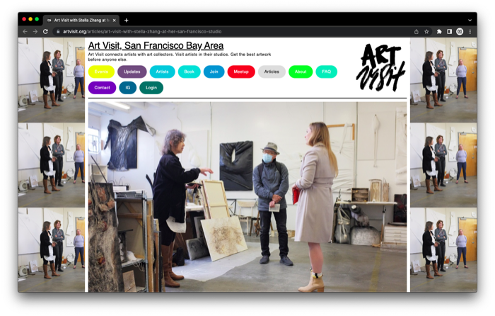 Art Visit Website Design 6