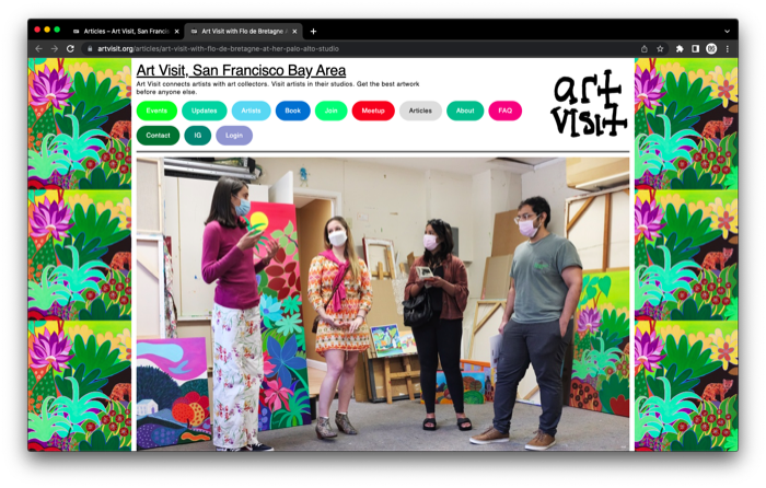 Art Visit Website Design 7