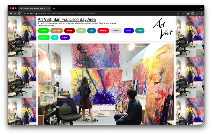 Art Visit Website Design 15