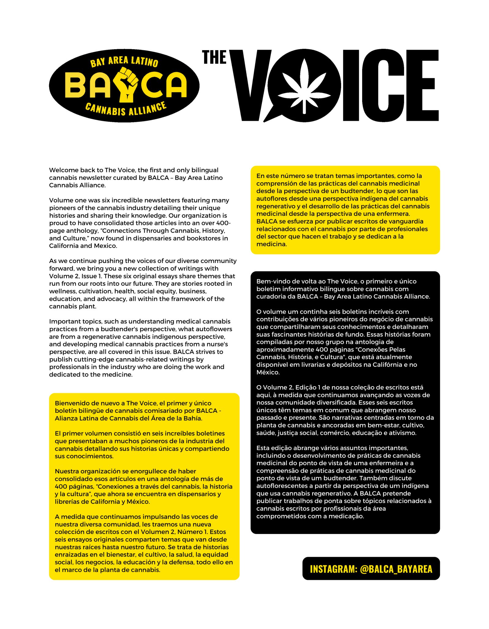Balca Bay Area Latino Cannabis Alliance