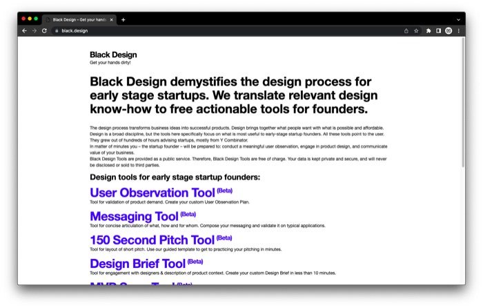 Black Design Tools For Startup Founders 1