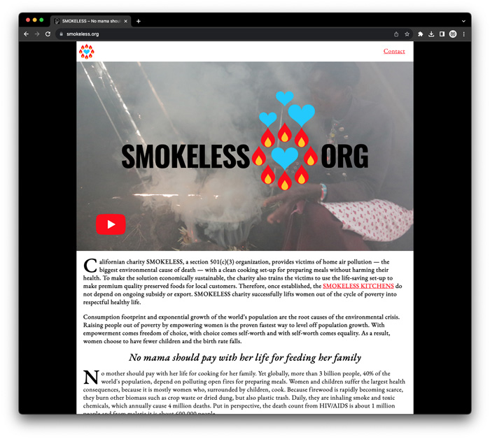 Smokeless Org Web