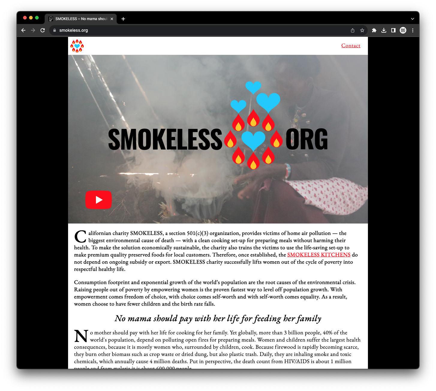 Smokeless Org Web